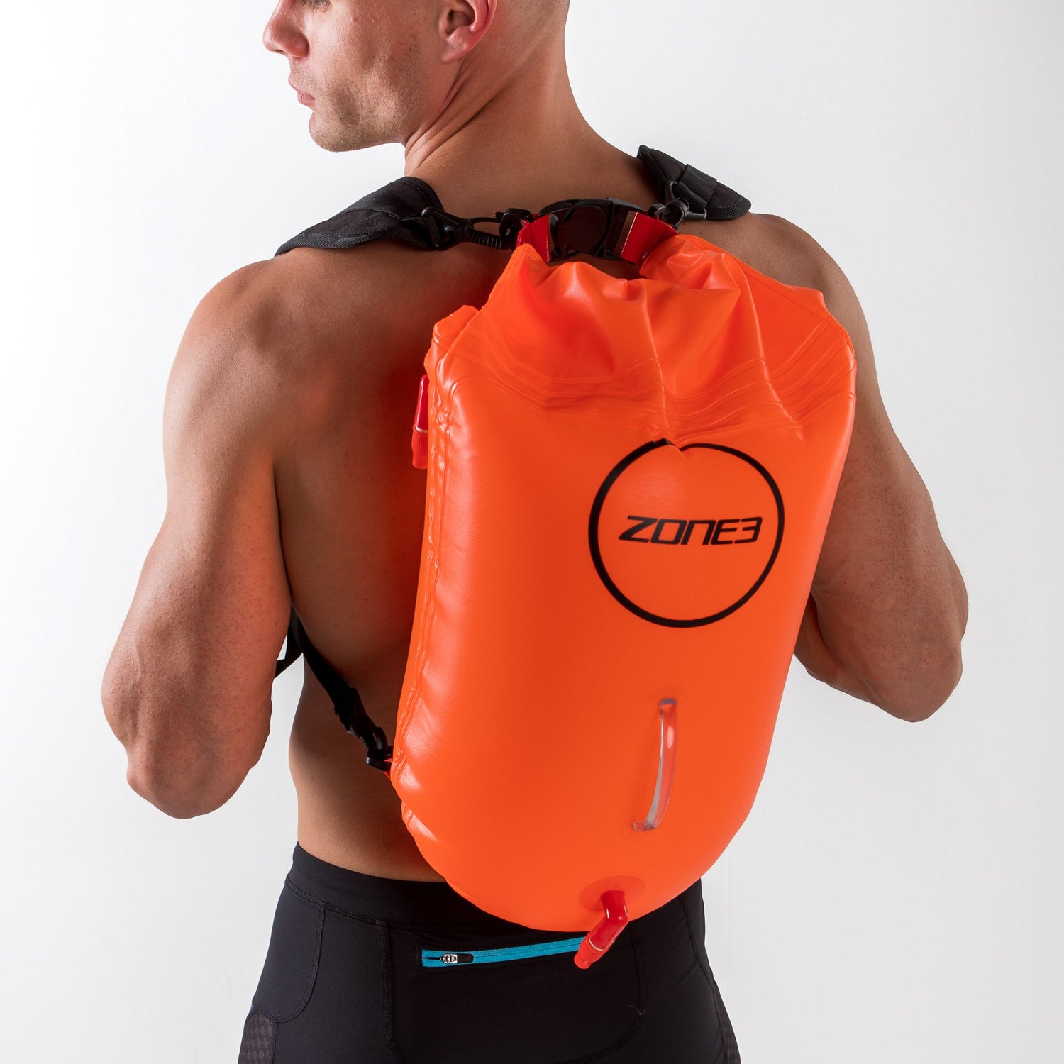 Swim Safety Buoy & Dry Bag 28L – ZONE3 USA