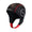 Black and Red Neoprene Swim Cap